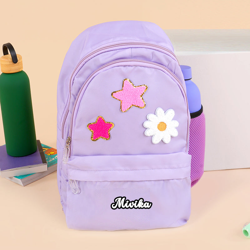 Customized Lavender Backpack For Kids