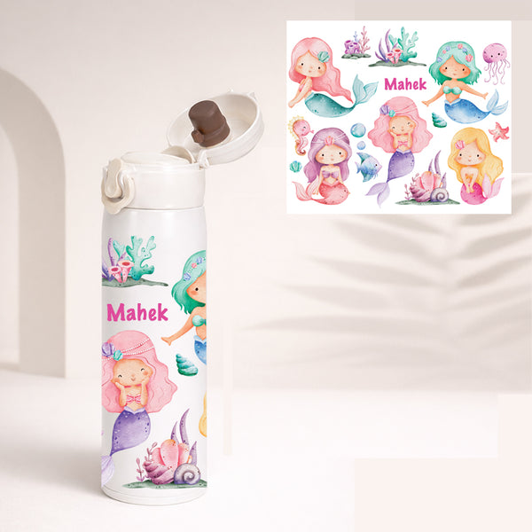 Mermaid Insulated Temperature Kids Bottle