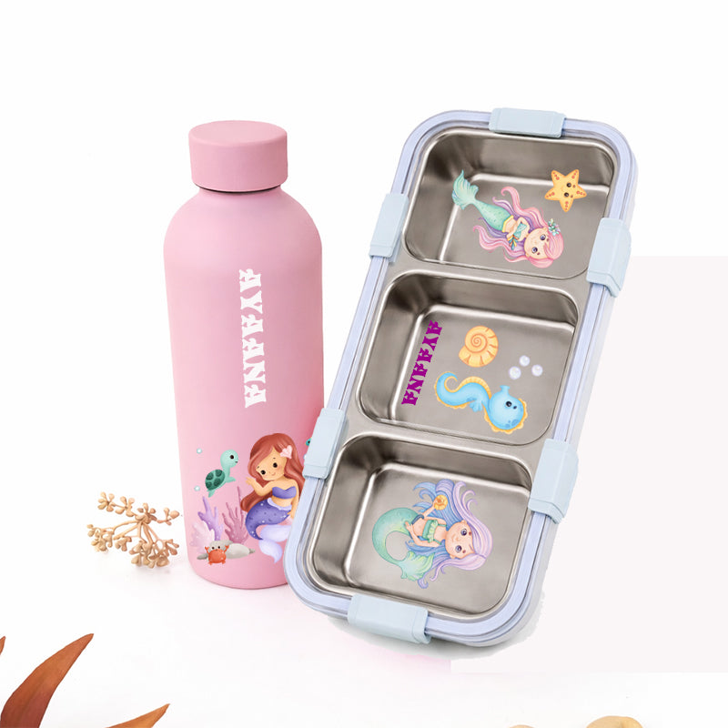Mermaid Blue Kids Tiffin Box