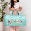 Mint Personalized Kids Duffel Bag