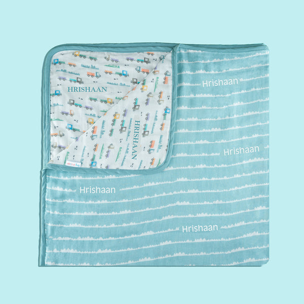 Traffic Jam Organic Summer Blanket