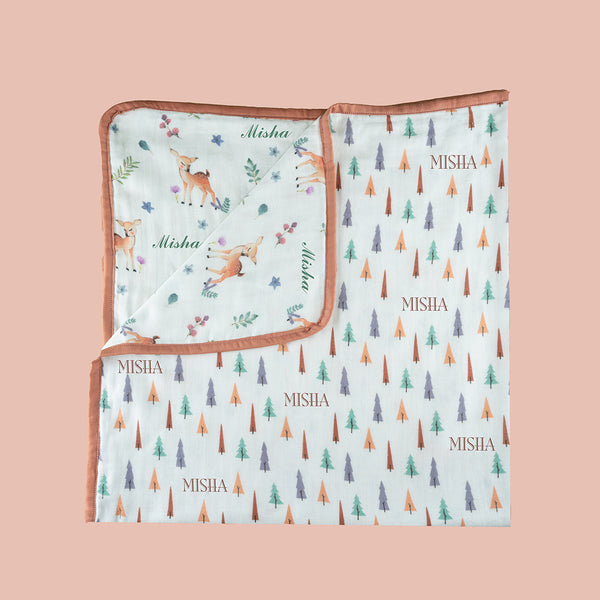 Enchanted Forest Organic Summer Blanket