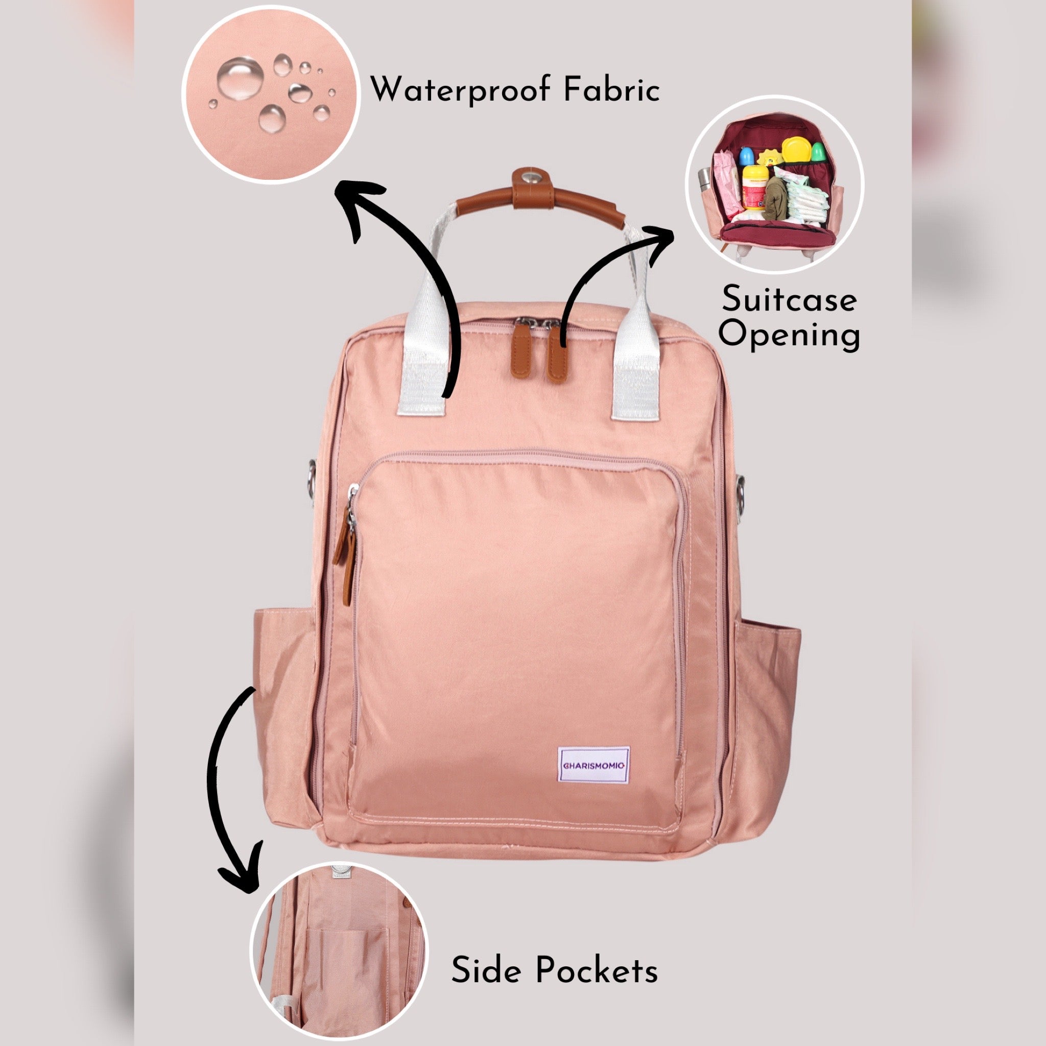 Pretty Pastel Diaper/Maternity Bag