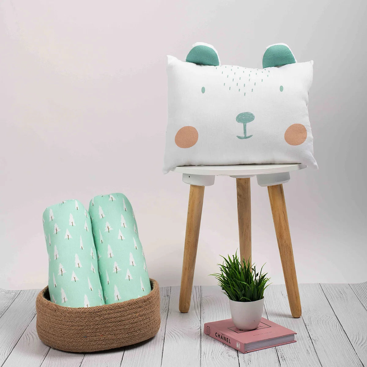 Organic Pillow & Bolsters-Polar Bear