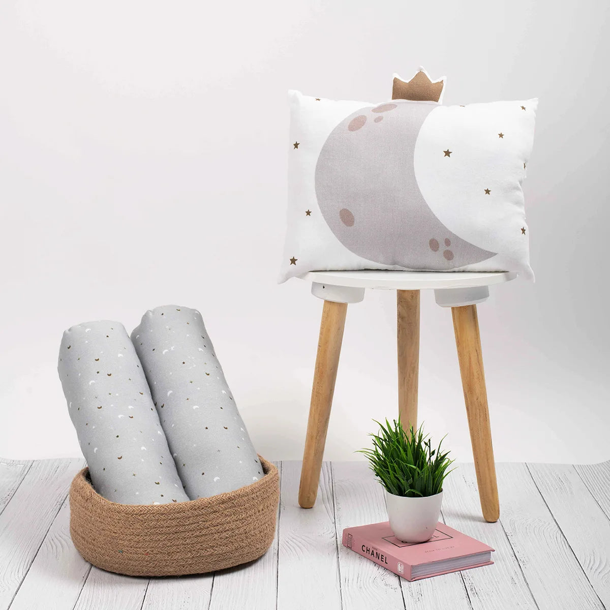 Organic Pillow & Bolsters-Moon