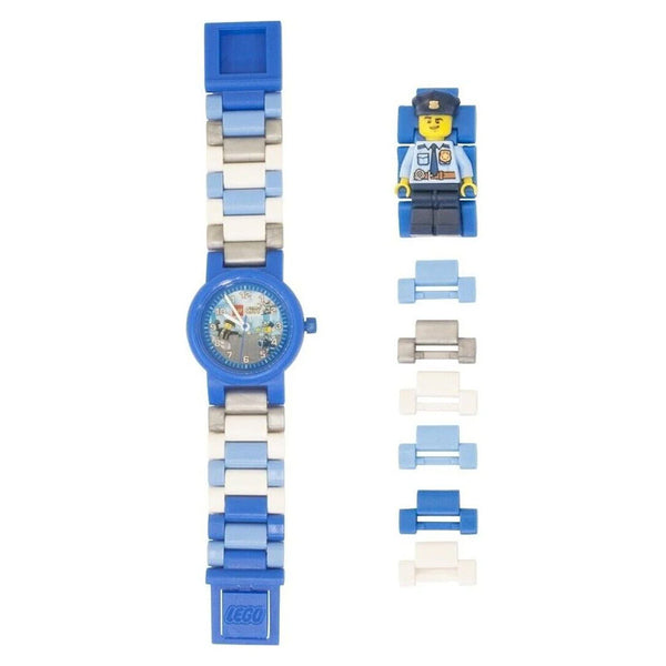 Customized Police Officer Lego Kids Watch