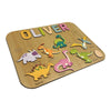 Personalised Wooden Name Puzzle- Dinosaurs