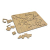 Personalised Wooden Name Puzzle- Construction Site