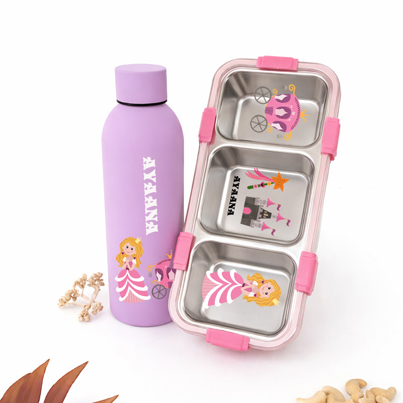 Princess Blue Kids Tiffin Box