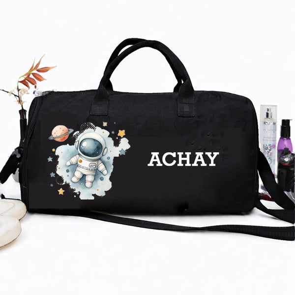 Space Personalized Kids Duffel Bag