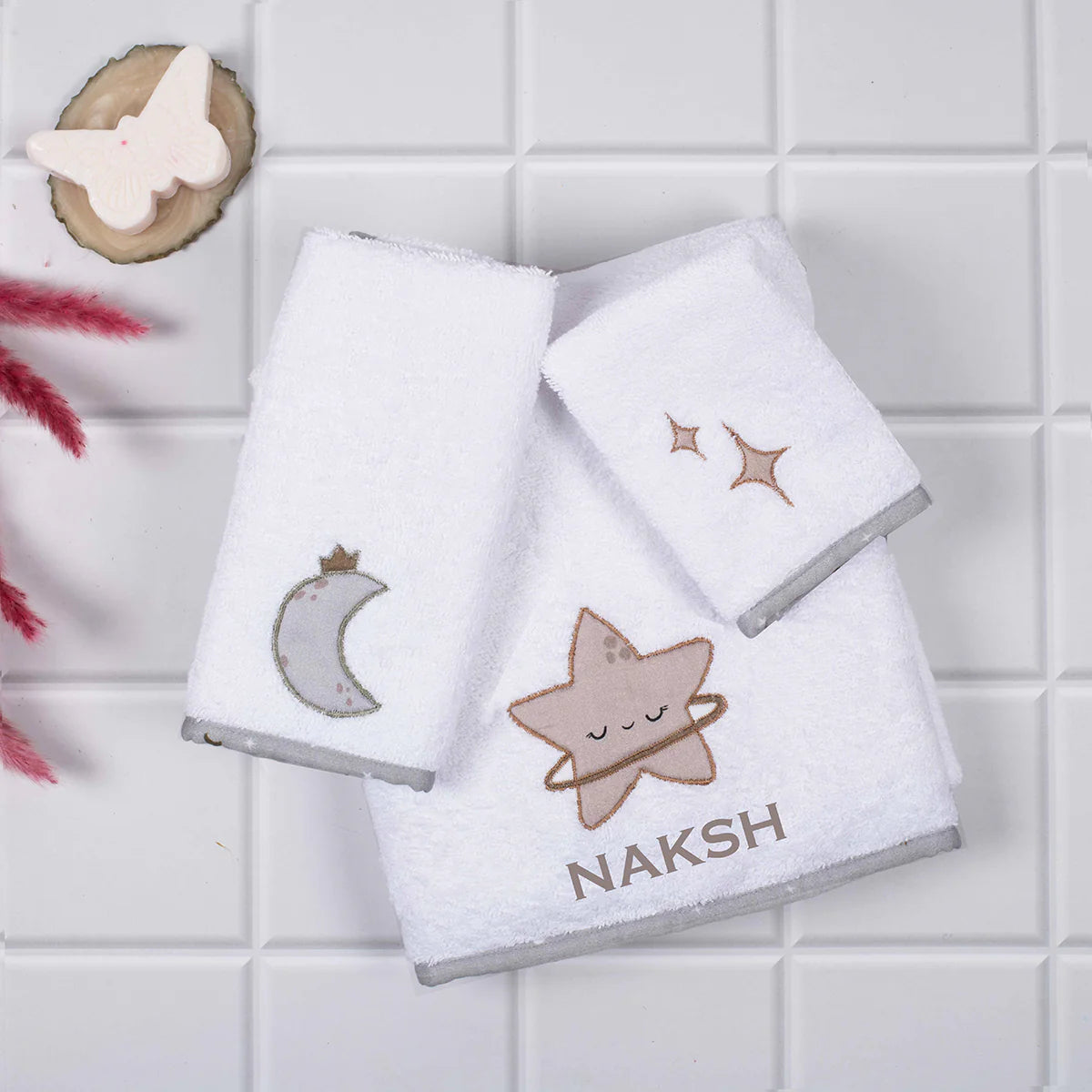 Spark & Shine Customized Baby Bath Towel