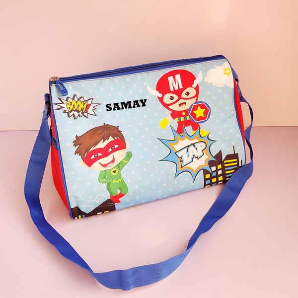 Customized Superhero Duffel Bag Return Gift For Kids