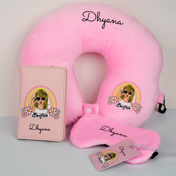 Personalized Swiftie Kids Neck Pillow Set-4