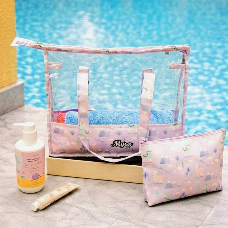 IIlama Personalized Swim Bag With Pouch