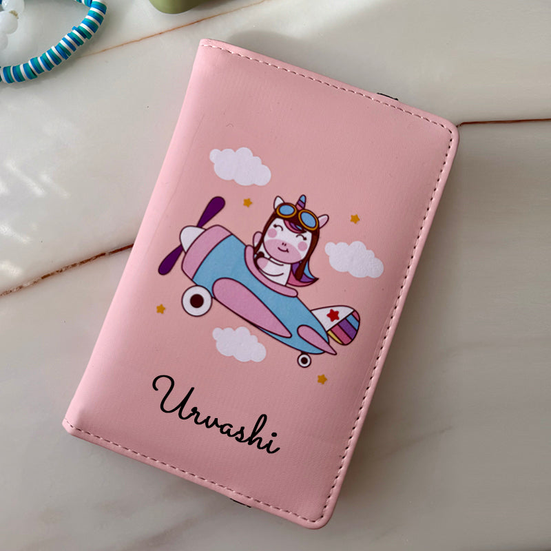 Personalized Helicopter Passport Kids Cover