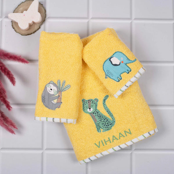 Safari Customized Baby Bath Towel