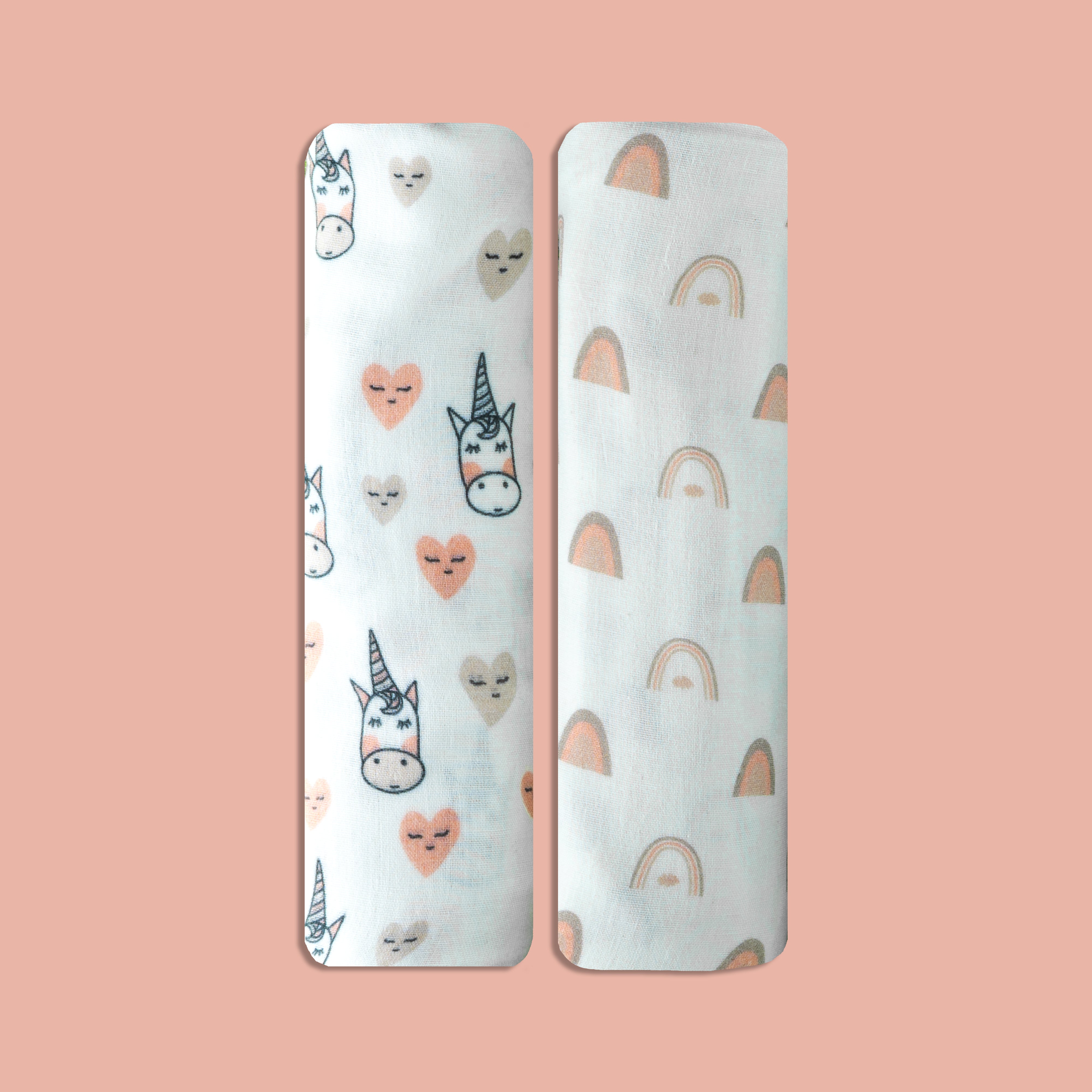 Unicorn Dreams  Organic Muslin Swaddle-2 Pcs