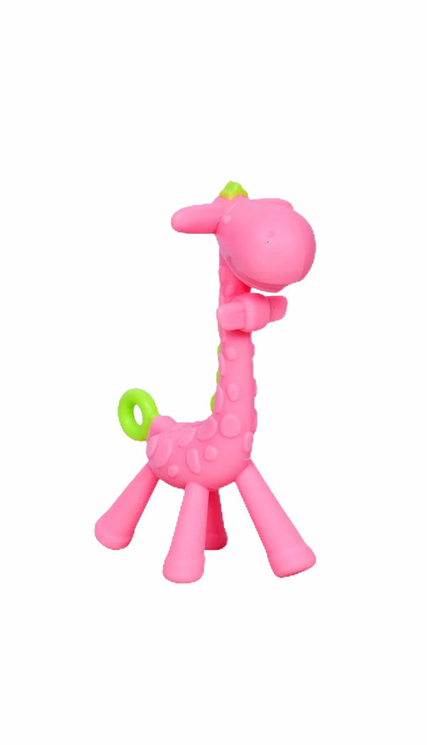 Pink Giraffe Teether