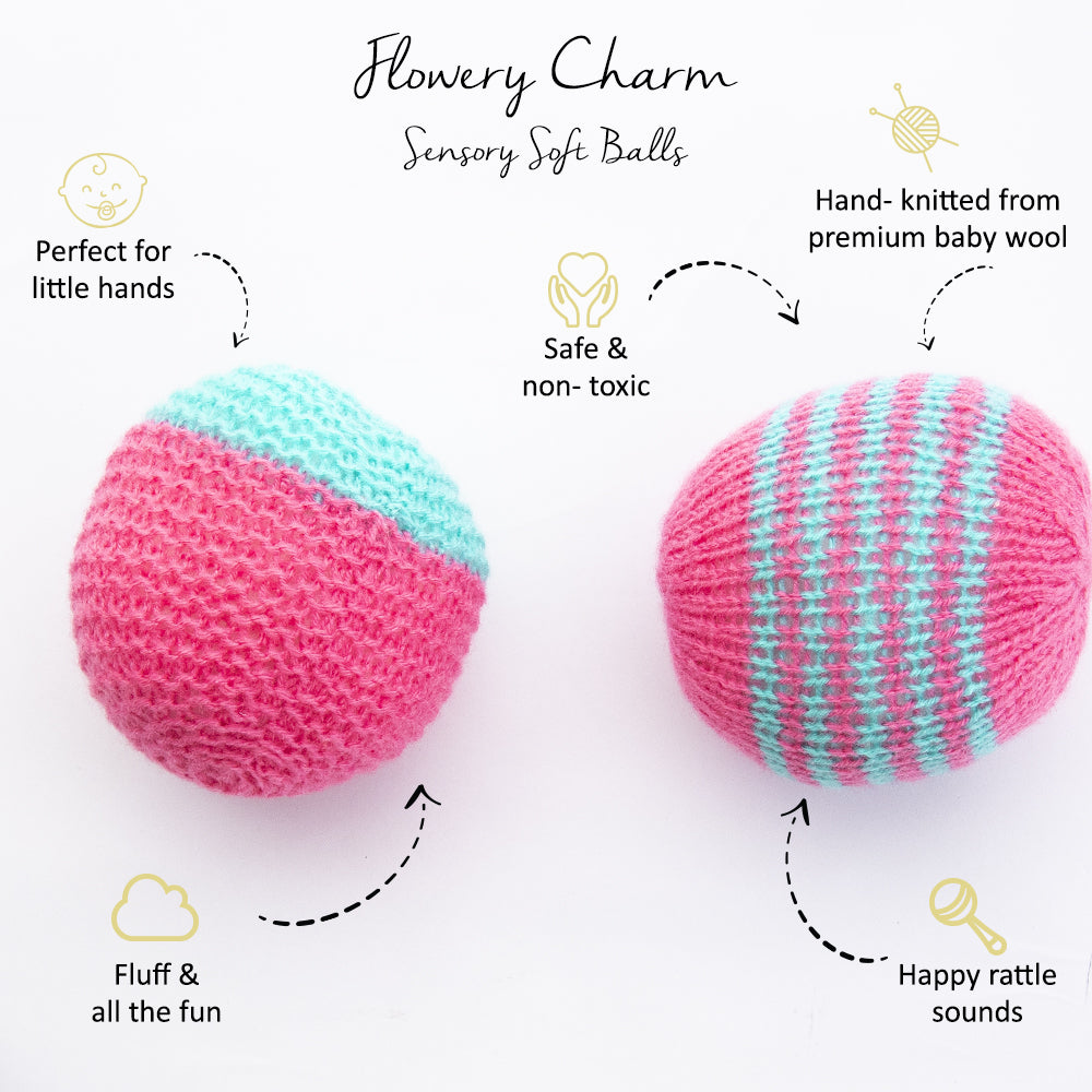 Pink Charm Sensory Soft Ball