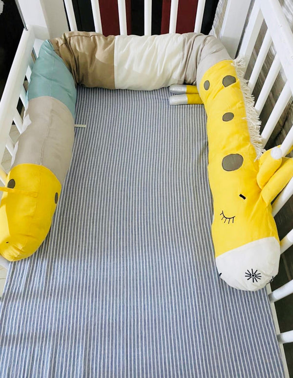 Girrafe Cot Bumper/Long Pillow