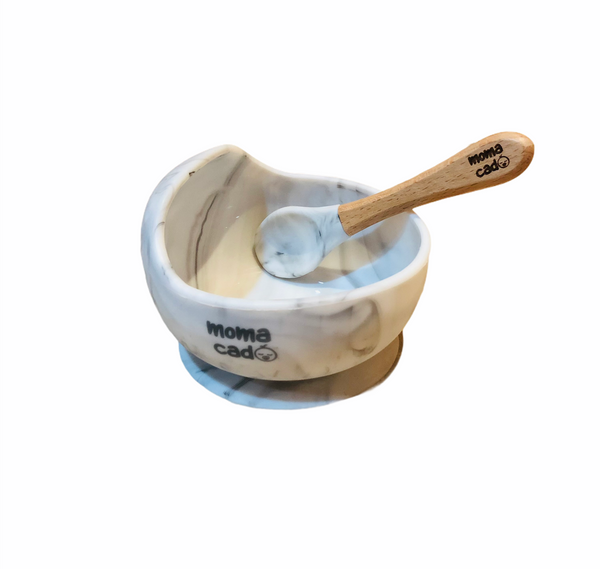 Silicone Feeding Set - Bib, Bowl & Spoon