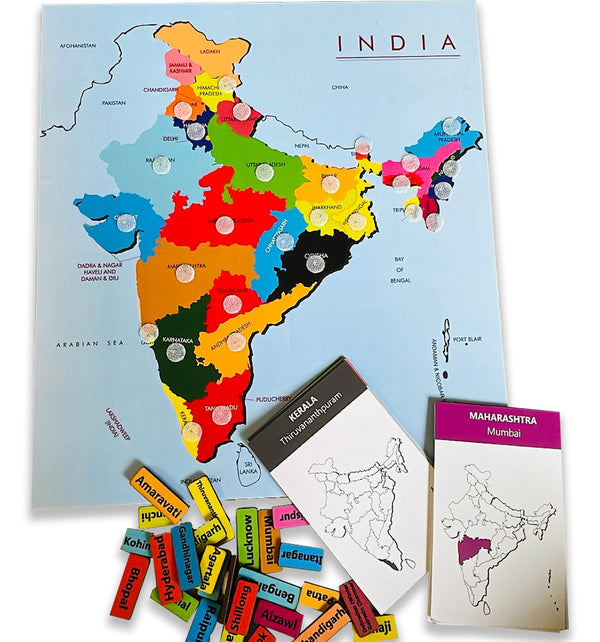 India States & Capital Kit