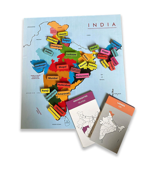 India States & Capital Kit