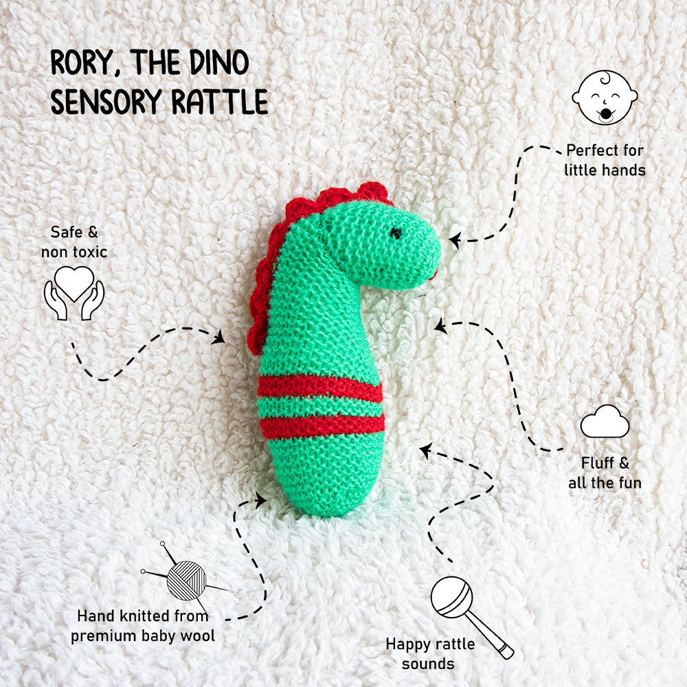 Rory Dino Sensory Rattle