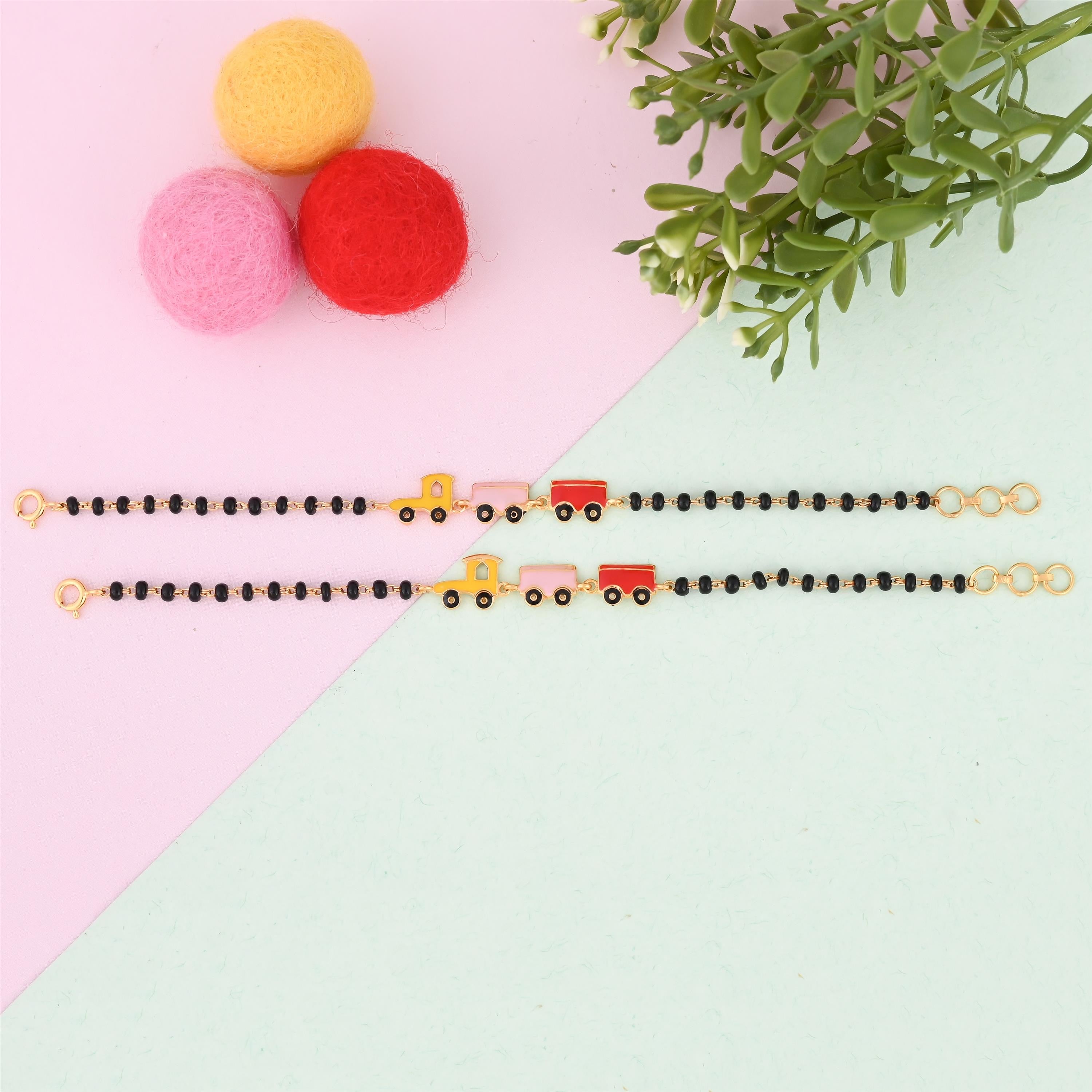 Toy Train Silver Nazaria Bracelet Jewellery for Kids & Newborns