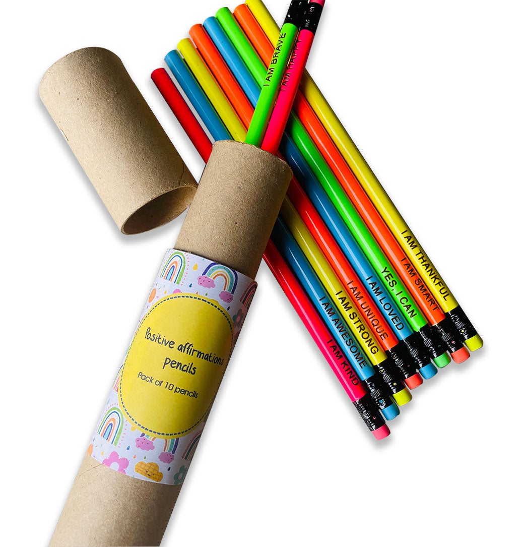 Stationery - Positive Affirmations Pencils For Kids