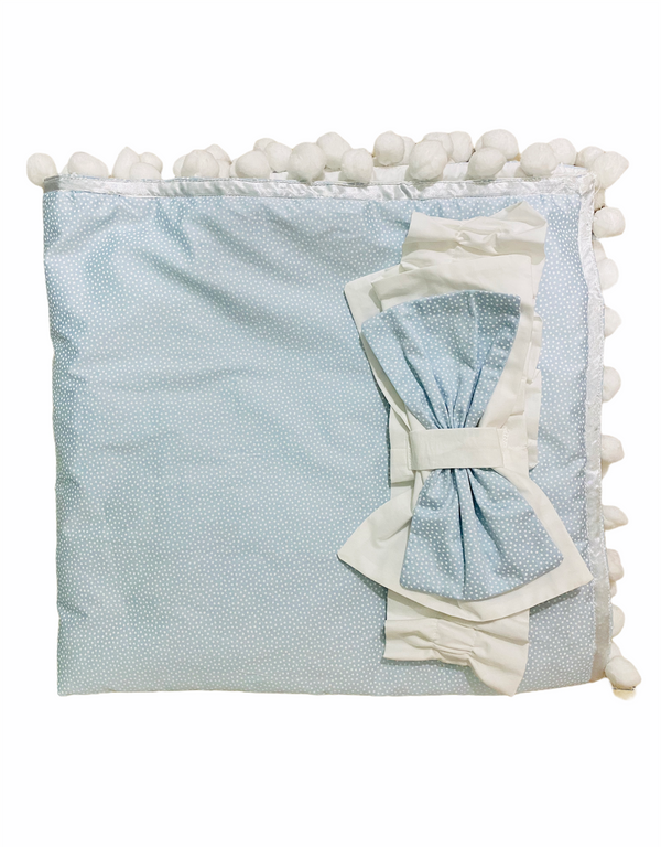 Pom Pom Swaddle Wrap & Comforter