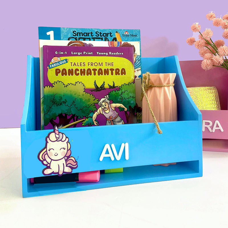 Personalized Book Rack Stand For Kids