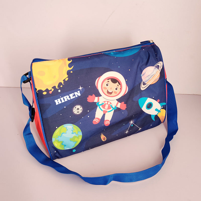 Space Personalized Duffel Bag Return Gift For Kids